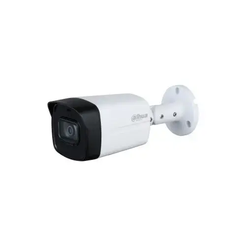 Camera de supraveghere Dahua HAC-HFW1200TLM-I6-A-0360B-S6 Bullet HDCVI si analogica, 2MP, CMOS, 3.6mm, IR 60m, Super Adapt, built-in-Mic, 4 in 1, IP67, metal+plastic