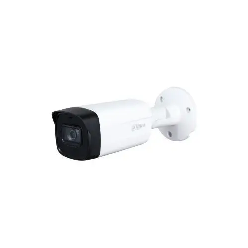 Camera de supraveghere Dahua HAC-HFW1200TH-I8-A-0360B-S6 Bullet analogica, 2MP, 3.6mm,  IR 80m, IP67, metal+plastic