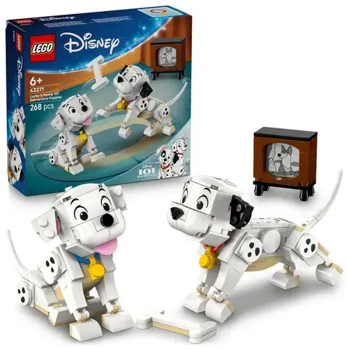 LEGO® Disney - Catelusii Lucky si Penny din 101 dalmatieni 43271, 268 piese