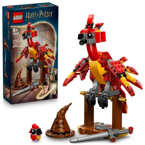LEGO® Harry Potter™ - Fawkes: Phoenixul lui Dumbledore 76448, 299 piese