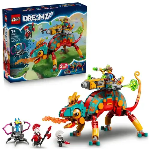 LEGO® DREAMZzz™ - Cameleonul de foc al lui Mateo 71492, 443 piese