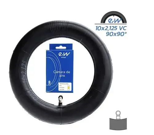 Camera cauciuc Ewheel RCV-011 pentru trotinete  electrice 10×2.125, valva 00×90º
