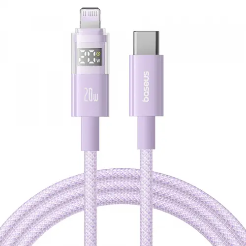 Cablu Date si Incarcare USB-C - USB-C Baseus Display 2 P10382702511-00, 100W, 1m, Mov