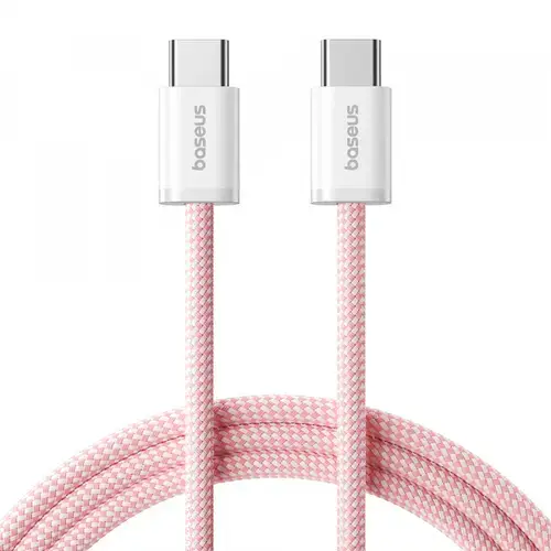 Cablu Date si Incarcare USB-C - USB-C Baseus Dynamic 4 Series P10381400411-00, 100W, 1m, Roz