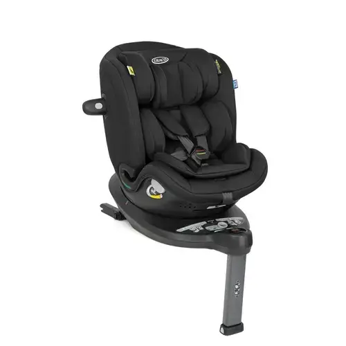 Scaun auto Graco rotativ 360 Turn2Me Grow,  0-7 ani, I-Size, reglabil, Negru