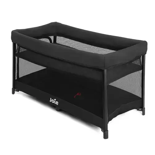 Patut pliabil de calatorie transformabil in tarc Joie Amigo, 0 - 15 kg, Negru