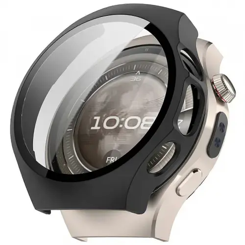 Husa Techsuit Defense360 Pro pentru Huawei Watch 5 42mm, Neagra