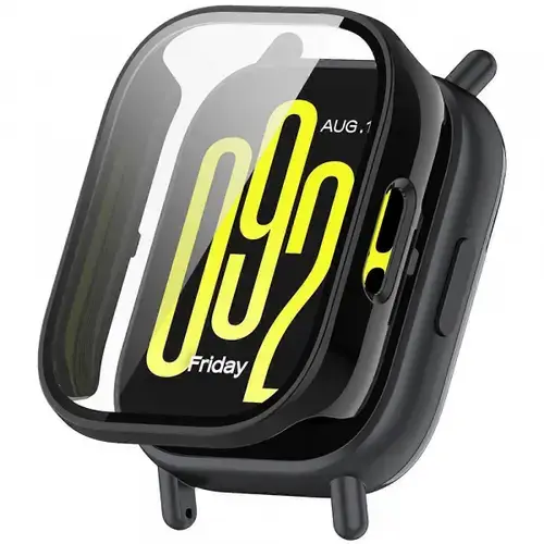 Husa Techsuit Defense360 Pro pentru Xiaomi Redmi Watch 5 Active, Neagra
