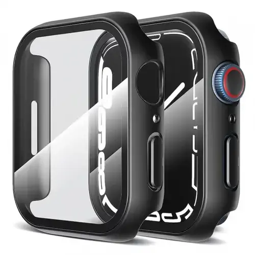 Husa Techsuit Defense360 Pro pentru Apple Watch Series 7 45mm, Neagra