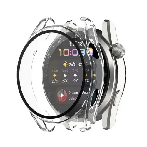 Husa Techsuit Defense360 Pro pentru Huawei Watch 3, Transparenta