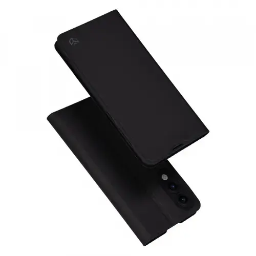 Husa pentru Samsung Galaxy S25 Edge S937, Techsuit, Magskin Book, Neagra