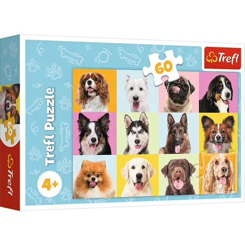 Puzzle 60 de piese - Catei - Trefl