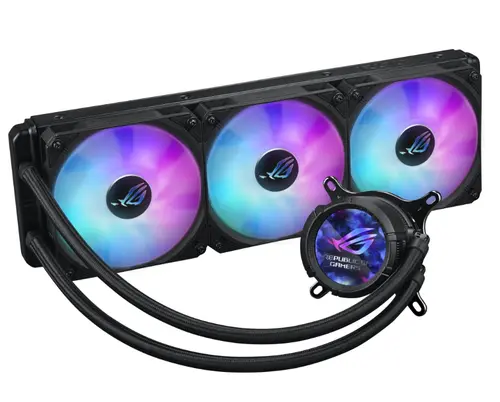 Cooler CPU ASUS ROG Strix LC III 360 ARGB LCD, 3 x 120mm, Negru