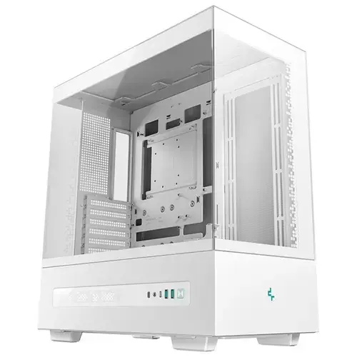 Carcasa Deepcool CH690 DIGITAL, Middle Tower, Tempered glass, Alb