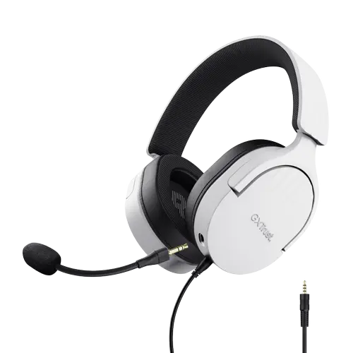 Casti Gaming Trust GXT 489 Fayzo, Jack 3.5 mm, Microfon, Alb