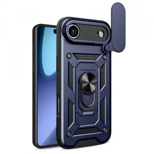 Husa pentru Apple iPhone Air, Techsuit, CamShield, Albastra