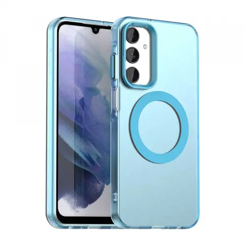 Husa MagSafe pentru Samsung Galaxy A25 A256, Techsuit, CandyCase, Albastra