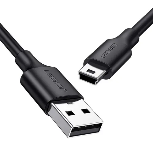 Cablu Date si Incarcare USB-A - miniUSB UGREEN US132, 10W, 1m, Negru