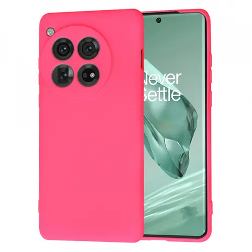 Husa pentru OnePlus 12, Techsuit, SoftFlex, Roz Inchis