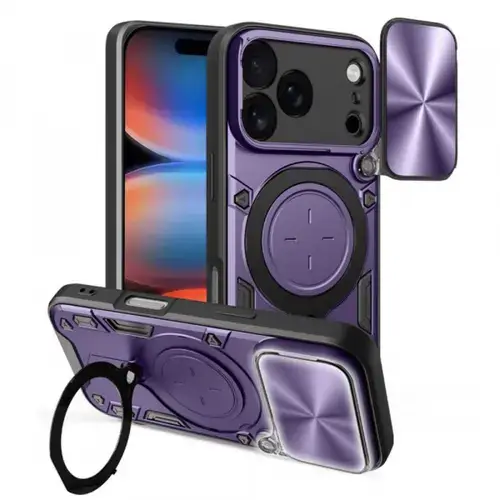 Husa pentru Apple iPhone 17 Pro Max, Techsuit, CamGuard Pro, Mov