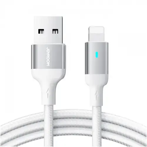 Cablu Date si Incarcare USB-A - Lightning Joyroom A10, 18W, 1.2m, Alb