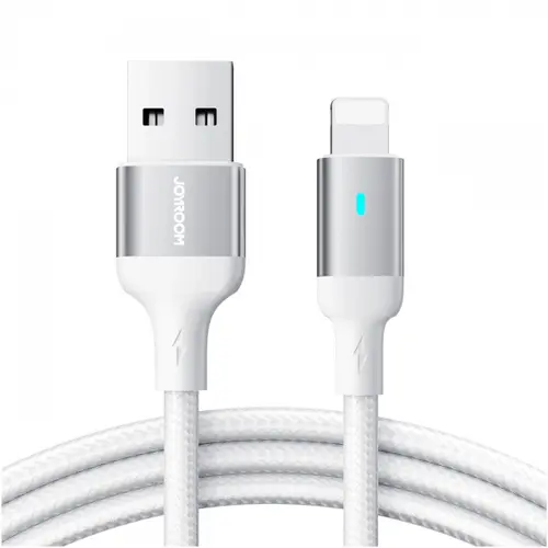 Cablu Date si Incarcare USB-A - Lightning Joyroom A10, 18W, 1.2m, Alb