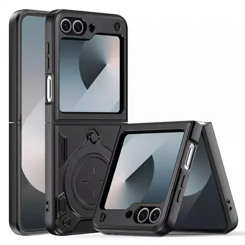 Husa Techsuit CamGuard Pro pentru Samsung Galaxy Z Flip6 F741, Neagra