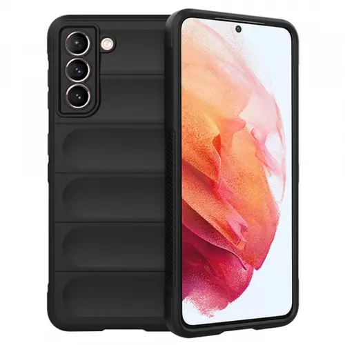 Husa pentru Samsung Galaxy S21 5G G991, Techsuit, Magic Shield, Neagra
