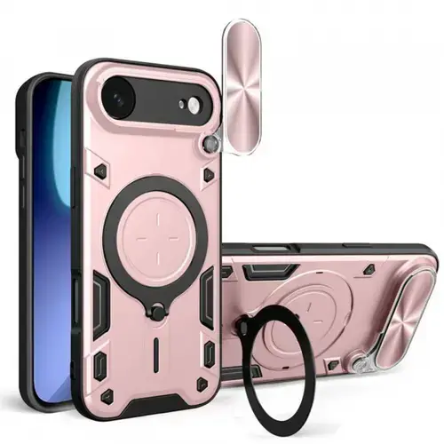 Husa pentru Apple iPhone Air, Techsuit, CamGuard Pro, Roz Aurie