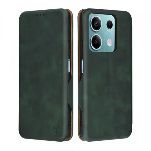 Husa pentru Xiaomi Redmi Note 13 5G, Techsuit, Safe Wallet Plus, Verde