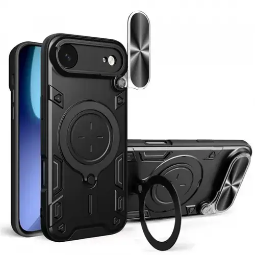 Husa pentru Apple iPhone Air, Techsuit, CamGuard Pro, Neagra