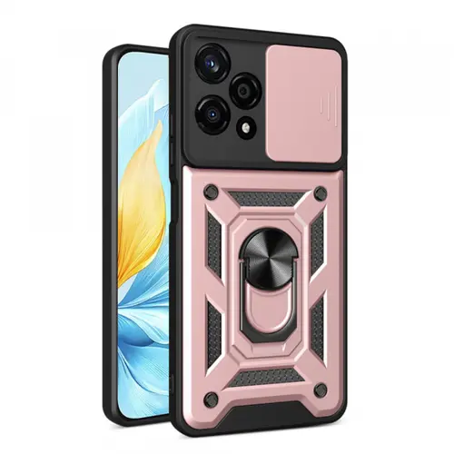 Husa pentru Honor 200 Lite, Techsuit, CamShield, Roz
