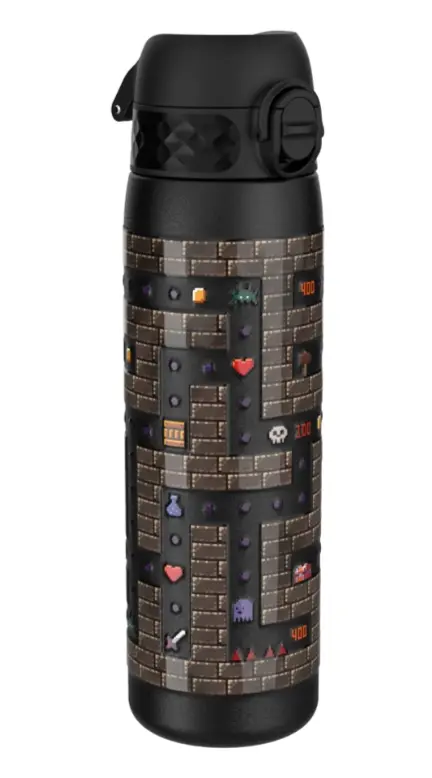 Sticla apa Slim, inox, 500ml, Ion8 Gamer, Multicolor