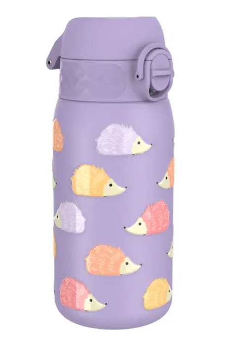 Sticla apa pentru copii, inox, 320ml, Ion8 Hedgehogs, Multicolor