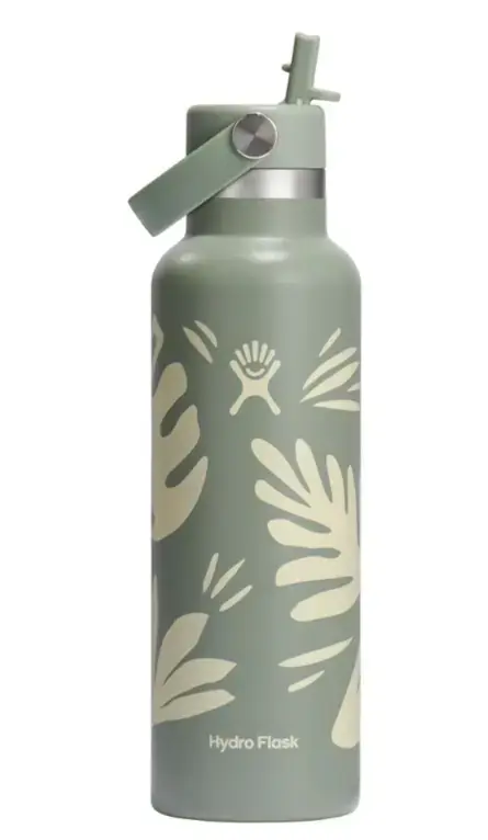 Sticla termos, inox, 620ml, inchStandard Strawinch, Botanical Bliss - Hydro Flask