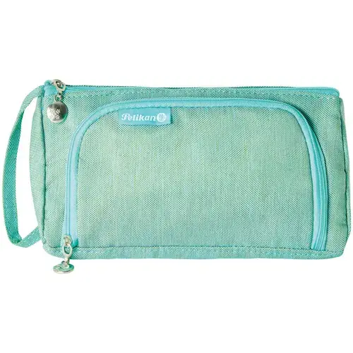 Penar neechipat Pelikan Canvas Homeoffice, dimensiune 22 x 10.5 x 9 cm, Verde