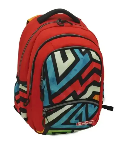 Rucsac Herlitz Zipper Pro, dimensiune 43 x 29 x 22 cm, motiv Graffity