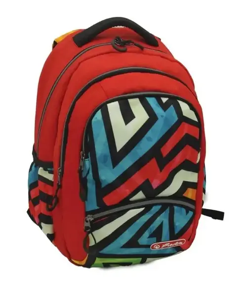 Rucsac Herlitz Zipper Pro, dimensiune 43 x 29 x 22 cm, motiv Graffity