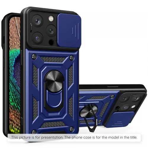 Husa pentru Motorola Edge 60 Pro, Techsuit, CamShield, Albastra