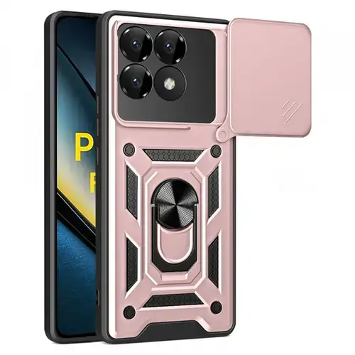 Husa Techsuit CamShield pentru Poco F6 Pro,  Roz