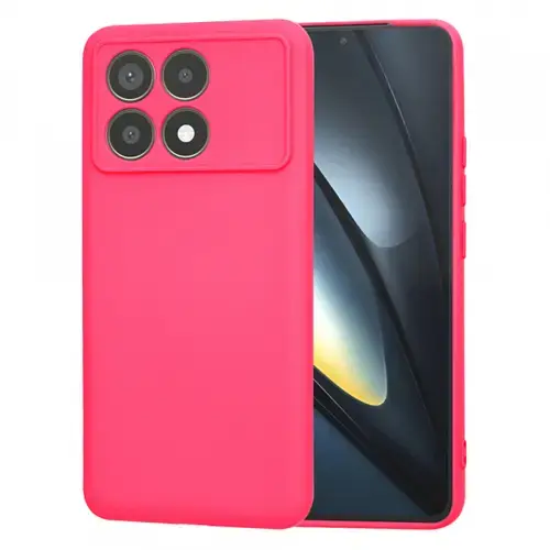 Husa Techsuit SoftFlex pentru Poco F6 Pro,  Roz
