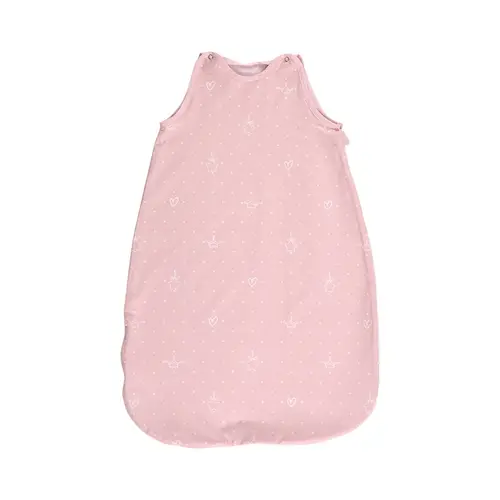 Sac de dormit de vara Lorelli Bear Pink, 85 cm, 12-18 luni, bumbac ranforce