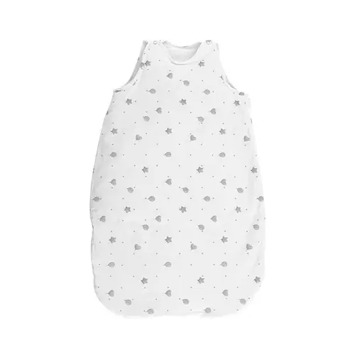 Sac de dormit de vara Lorelli Train Grey, 85 cm, 12-18 luni, bumbac ranforce
