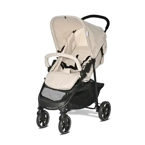 Carucior sport Lorelli Rome, spatar reglabil multiple pozitii, 6 luni-3 Ani, Bej