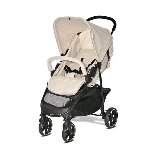 Carucior sport Lorelli Rome, spatar reglabil multiple pozitii, 6 luni-3 Ani, Bej