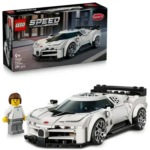 LEGO® Speed Champions - Hipermasina sport Bugatti Centodieci 77240, 291 piese
