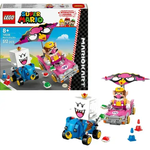 LEGO® Super Mario - Mario Kart™ – Wario si King Boo 72038, 512 piese
