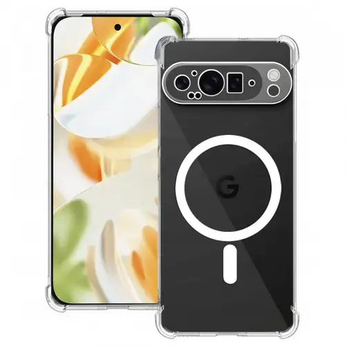 Husa Techsuit Shockproof MagSafe pentru Google Pixel 9 Pro, Transparenta