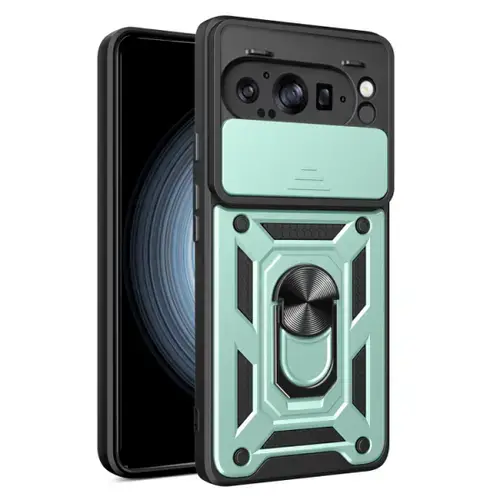 Husa Techsuit CamShield pentru Google Pixel 9 Pro XL, Verde