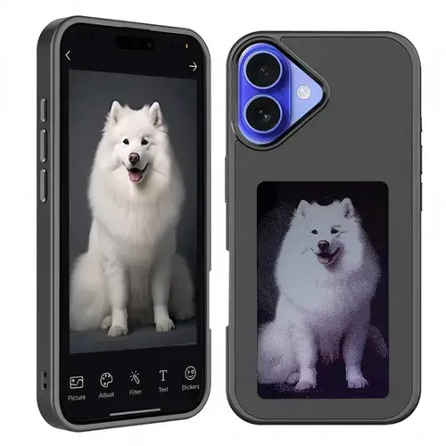 Husa pentru Apple iPhone 16 Plus, Techsuit, SmartScreen NFC, Neagra